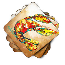 Load image into Gallery viewer, Crawfish Tanya Coasters - Set of 4 Lightweight Foam, Absorbent Drink Coasters