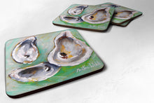 Load image into Gallery viewer, Oyster The Eye of The Oyster Coasters - Set of 4 Lightweight Foam, Absorbent Drink Coasters