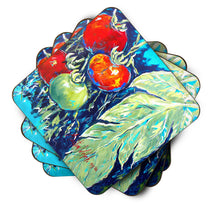 Load image into Gallery viewer, Vegetables - Tomato Tomaeto-Tomaato Coasters - Set of 4 Lightweight Foam, Absorbent Drink Coasters