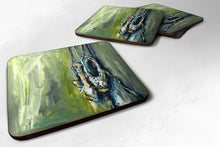 Load image into Gallery viewer, Ballet Topal Green Coasters - Set of 4 Lightweight Foam, Absorbent Drink Coasters