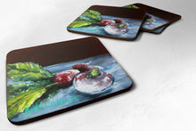 Load image into Gallery viewer, Vegetables - Turnips Turnips Coasters - Set of 4 Lightweight Foam, Absorbent Drink Coasters