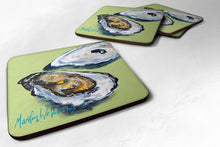Load image into Gallery viewer, Oyster Two Shells Coasters - Set of 4 Lightweight Foam, Absorbent Drink Coasters