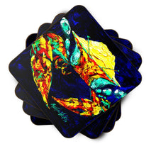 Load image into Gallery viewer, Crab Winkie Coasters - Set of 4 Lightweight Foam, Absorbent Drink Coasters