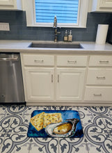 Load image into Gallery viewer, Oysters Two Crackers Machine Washable Memory Foam Mat MW1089RUG
