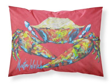 Crab Seafood One Standard Pillowcases – Artistic Decorative Front, Crisp White Back