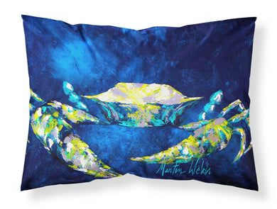 Crab Tealy Standard Pillowcases – Artistic Decorative Front, Crisp White Back