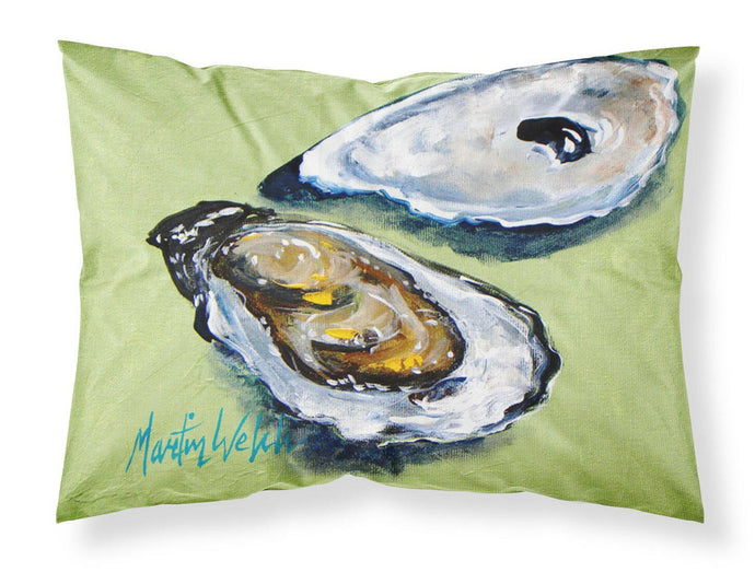 Oysters Two Shells Standard Pillowcases – Artistic Decorative Front, Crisp White Back