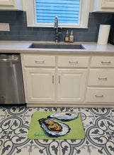 Load image into Gallery viewer, Oysters Two Shells Machine Washable Memory Foam Mat MW1102RUG