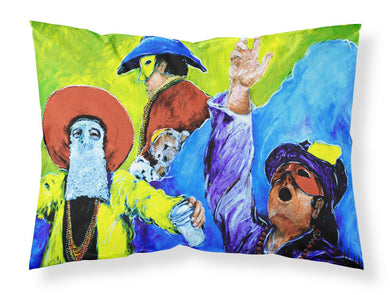 Mardi Gras  Standard Pillowcases – Artistic Decorative Front, Crisp White Back