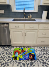 Load image into Gallery viewer, Mardi Gras Throw me something mister Machine Washable Memory Foam Mat MW1108RUG
