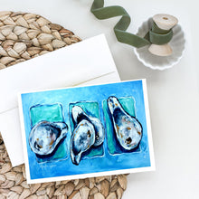 Load image into Gallery viewer, Oysters Oyster + Oyster = Oysters Greeting Cards - Blank Note Cards – 8-Pack of Artist-Designed Cards with Envelopes