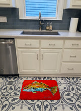Load image into Gallery viewer, Fish - Red Fish Red Head Machine Washable Memory Foam Mat MW1111RUG