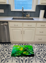 Load image into Gallery viewer, Dragonfly Summer Flies Machine Washable Memory Foam Mat MW1114RUG