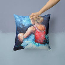 Load image into Gallery viewer, Ballet Star Struck Canvas Throw Pillow - 14x14 Decorative Pillow – Art for Your Home &amp; Patio MW1129PW1414