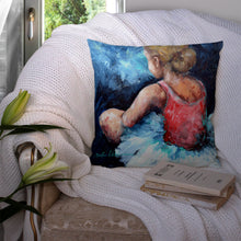 Load image into Gallery viewer, Ballet Star Struck Canvas Throw Pillow - 14x14 Decorative Pillow – Art for Your Home &amp; Patio MW1129PW1414