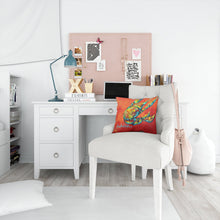 Load image into Gallery viewer, Crawfish Spicy Craw  Canvas Throw Pillow - 14x14 Decorative Pillow – Art for Your Home &amp; Patio MW1131PW1414