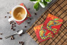 Load image into Gallery viewer, Crawfish Hot Craw Coasters - Set of 4 Lightweight Foam, Absorbent Drink Coasters