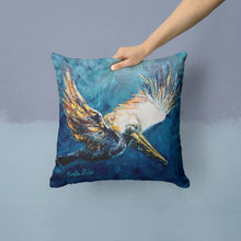 Load image into Gallery viewer, Pelican Go For It Canvas Throw Pillow - 14x14 Decorative Pillow – Art for Your Home &amp; Patio MW1135PW1414