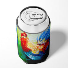 Load image into Gallery viewer, Bird - Rooster Chief Big Feathers Can or Bottle Beverage Insulator Hugger