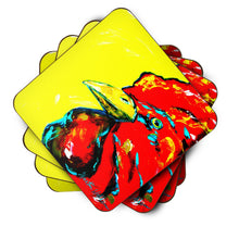 Load image into Gallery viewer, Bird - Rooster Big Head Coasters - Set of 4 Lightweight Foam, Absorbent Drink Coasters