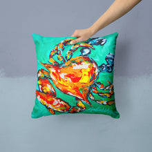 Load image into Gallery viewer, Crab Canvas Throw Pillow - 14x14 Decorative Pillow – Art for Your Home &amp; Patio MW1142PW1414