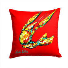 Load image into Gallery viewer, Crawfish Move Over Canvas Throw Pillow - 14x14 Decorative Pillow – Art for Your Home &amp; Patio MW1146PW1414