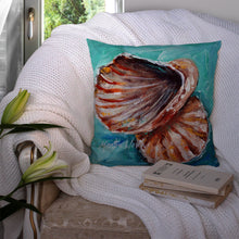 Load image into Gallery viewer, Shells not in a row Canvas Throw Pillow - 14x14 Decorative Pillow – Art for Your Home &amp; Patio MW1147PW1414