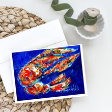 Load image into Gallery viewer, Craw Momma Crawfish Greeting Cards - Blank Note Cards – 8-Pack of Artist-Designed Cards with Envelopes