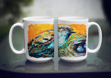 Load image into Gallery viewer, Look at the Birdie Dishwasher Safe Microwavable Ceramic Coffee Mug 15 ounce MW1158CM15