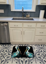 Load image into Gallery viewer, Dressed in Black Pelican Machine Washable Memory Foam Mat MW1164RUG
