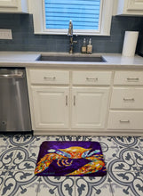 Load image into Gallery viewer, The Right Stuff Crab in Purple Machine Washable Memory Foam Mat MW1172RUG