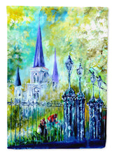 Load image into Gallery viewer, Across the Square St Louis Cathedral Garden Flag – Decorative Outdoor Yard Flag MW1183GF