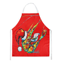Load image into Gallery viewer, Happy Holidays Shrimp Apron – Artist-Designed Kitchen, BBQ &amp; Craft Apron MW1197APRON