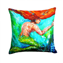 Load image into Gallery viewer, Mermaids Heaven Canvas Throw Pillow - 14x14 Decorative Pillow – Art for Your Home &amp; Patio MW1200PW1414