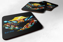 Load image into Gallery viewer, Winner Winner Black Fiddler Crab Foam Coaster MW1205FC