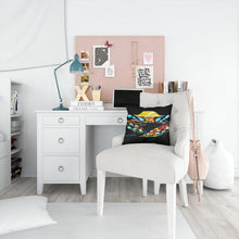 Load image into Gallery viewer, Winner Winner Black Fiddler Crab Canvas Throw Pillow - 14x14 Decorative Pillow – Art for Your Home &amp; Patio MW1205PW1414