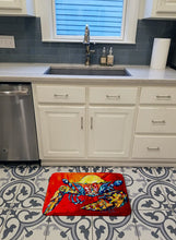 Load image into Gallery viewer, Bring it on Crab in Red Machine Washable Memory Foam Mat MW1208RUG