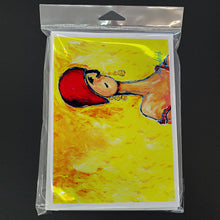 Load image into Gallery viewer, Azalines Earrings Lady Greeting Cards - Blank Note Cards – 8-Pack of Artist-Designed Cards with Envelopes