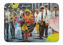 Load image into Gallery viewer, Dancing in the Streets Mardi Gras Machine Washable Memory Foam Mat MW1224RUG