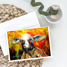 Load image into Gallery viewer, Another Happy Cow Greeting Cards - Blank Note Cards – 8-Pack of Artist-Designed Cards with Envelopes