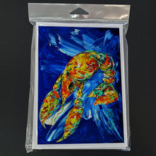 Load image into Gallery viewer, Not your Plano Crawfish Greeting Cards - Blank Note Cards – 8-Pack of Artist-Designed Cards with Envelopes