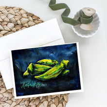 Load image into Gallery viewer, Okra Bleu Greeting Cards - Blank Note Cards – 8-Pack of Artist-Designed Cards with Envelopes