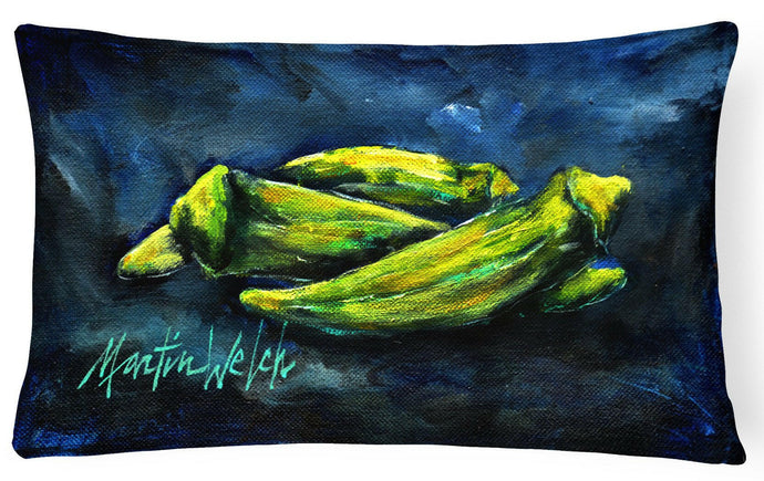 Okra Bleu Fabric Decorative Pillow MW1229PW1216