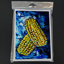 Load image into Gallery viewer, Two Corn Please Greeting Cards - Blank Note Cards – 8-Pack of Artist-Designed Cards with Envelopes