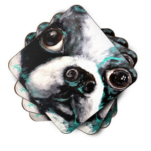 Load image into Gallery viewer, Boston Terrier Jake Pretty Please Foam Coaster MW1239FC