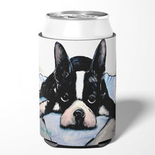 Load image into Gallery viewer, Boston Terrier Jake Dog Tired Can or Bottle Hugger MW1241CC