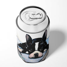 Load image into Gallery viewer, Boston Terrier Jake Dog Tired Can or Bottle Hugger MW1241CC