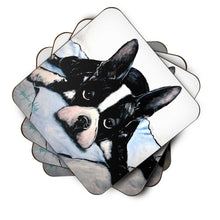 Load image into Gallery viewer, Boston Terrier Jake Dog Tired Foam Coaster MW1241FC