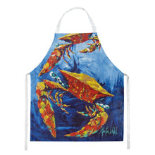 Load image into Gallery viewer, Puddle O' Two Crabs Apron – Artist-Designed Kitchen, BBQ &amp; Craft Apron MW1253APRON