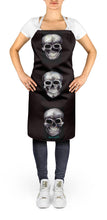 Load image into Gallery viewer, Say Cheese Skulls Apron – Artist-Designed Kitchen, BBQ &amp; Craft Apron MW1255APRON